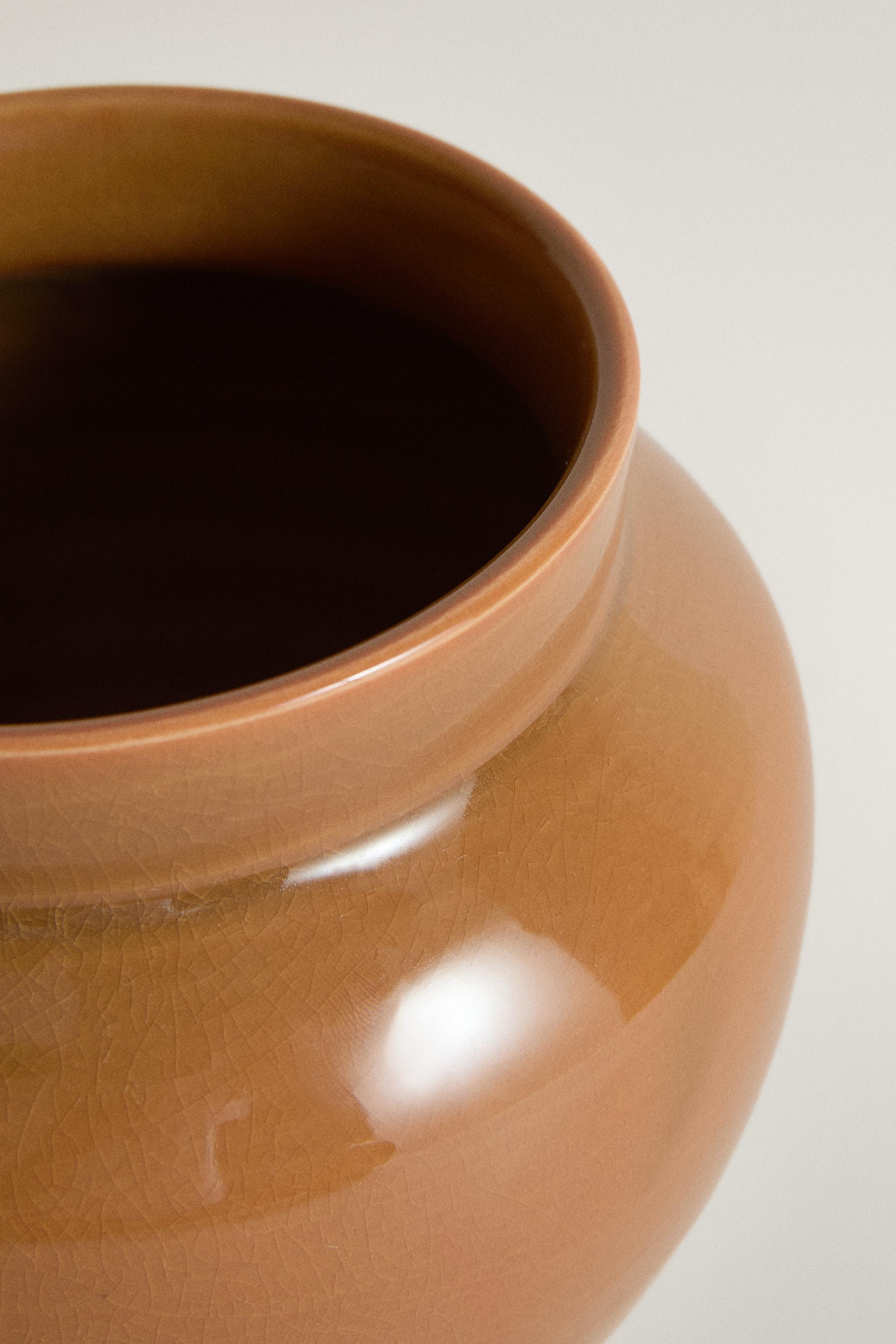 TERRACOTTA CERAMIC VASE
